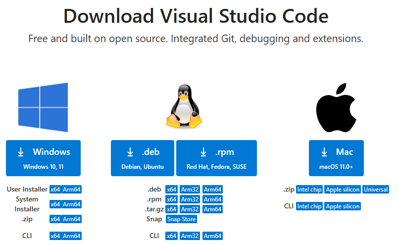 Download Visual Studio Code